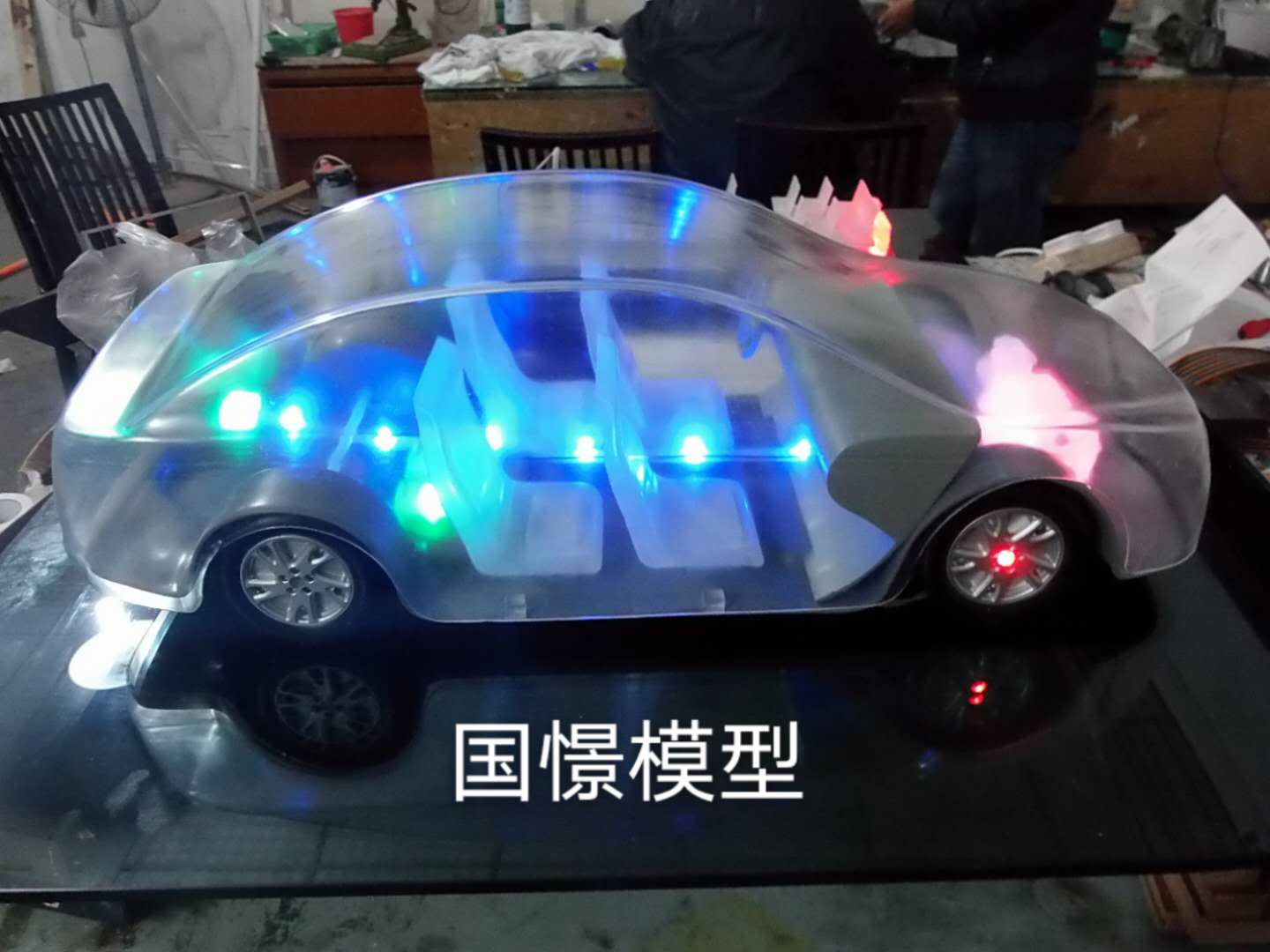 台州透明车模型